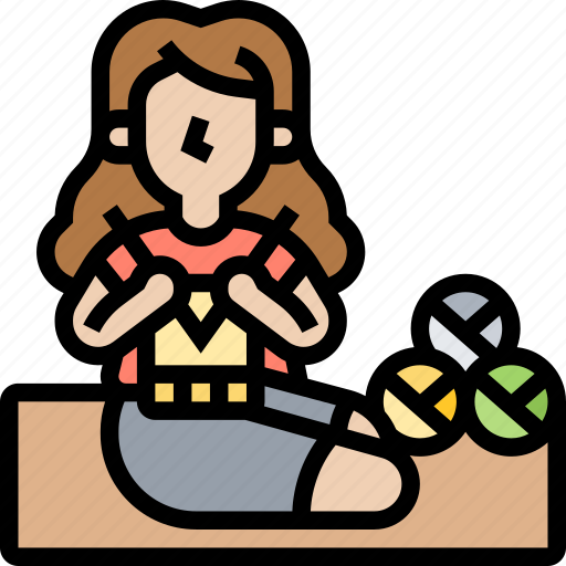 Knitting, wool, clothing, handmade, hobby icon - Download on Iconfinder