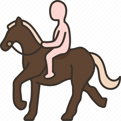 Horse, riding, exercise, leisure, activity icon - Download on Iconfinder