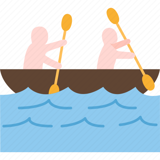 Boat, rowing, kayaking, lake, activity icon - Download on Iconfinder