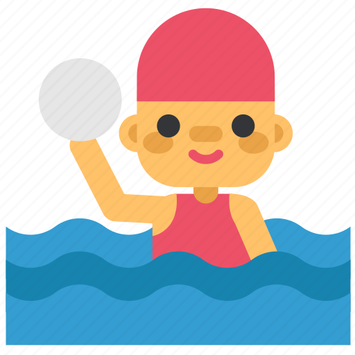 Activity, competitions, player, sport, swimming, water polo icon - Download on Iconfinder