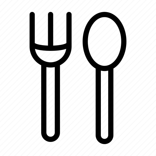 Cutlery, fork, kitchen, spoon, utensils icon - Download on Iconfinder