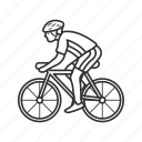 bicycle, bicyclist, bike riding, cyclist, emoji, guy riding bike, ride bike
