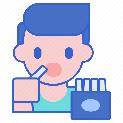 Eating, chalk, disorder icon - Download on Iconfinder