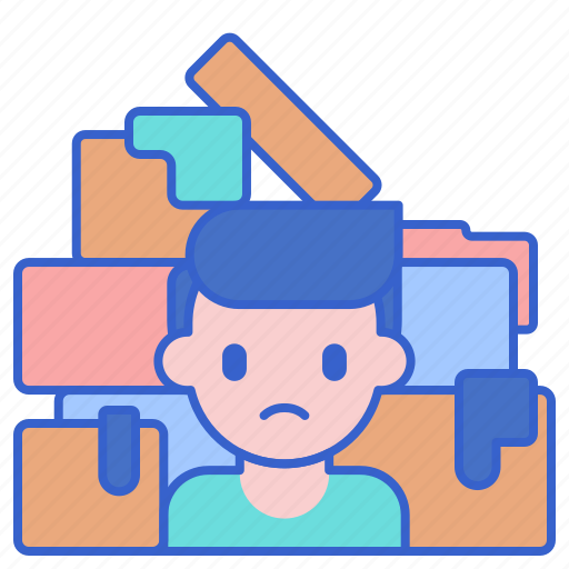 Hoarding, mental dissorder, items icon - Download on Iconfinder