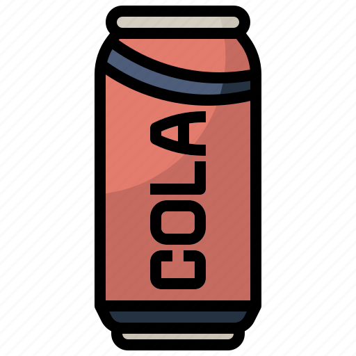 Can, carbonated, coke, cola, drinks, food, tin icon - Download on Iconfinder