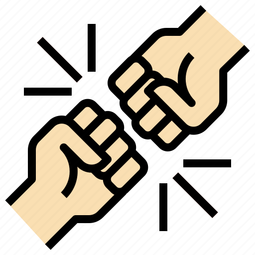 Bump, conflict, fight, fighting, fist, gestures, hands icon - Download on Iconfinder