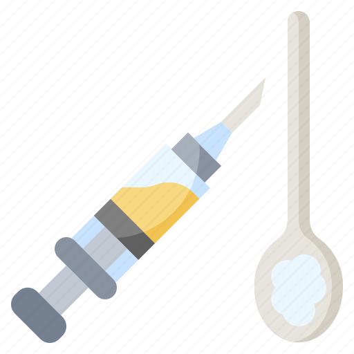 Drug, drugs, healthcare, heroin, medical, miscellaneous, syringe icon - Download on Iconfinder