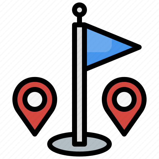 Destination, flags, location, maps, objective icon - Download on Iconfinder