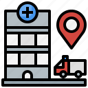 health, hospital, location, medical, urban