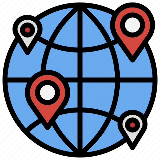 Earth, location, maps, planet, positioning, world icon - Download on Iconfinder