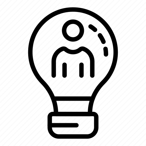 Administrator, bulb, business, creative, lamp, light, man icon - Download on Iconfinder