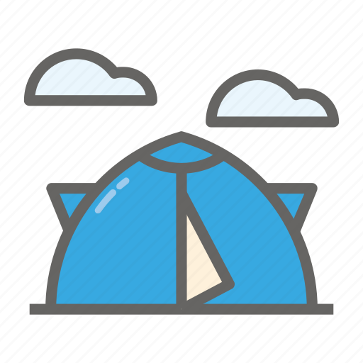 Adventure, camp, gear, object, outdoor, tent, travelling icon - Download on Iconfinder