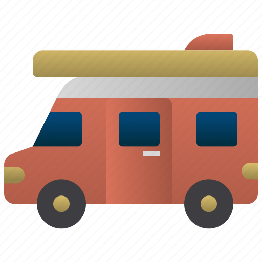 Van, caravan, camper, car, transportation icon - Download on Iconfinder