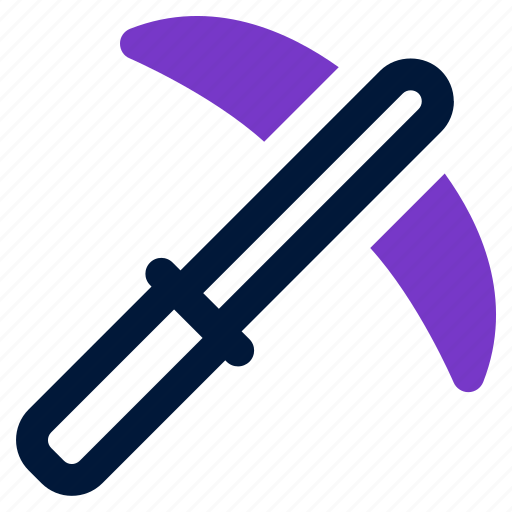 Pick, axe, steel, mining, work icon - Download on Iconfinder