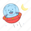 space ufo, space bear, adventure bear, adventure teddy, flying saucer 