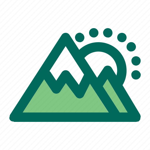 Camping, hikking, hill, landscape, morning, mountain, nature icon - Download on Iconfinder