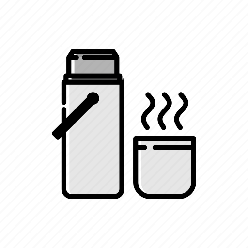 Adventure, beverage, hot drink, stainless bottle, thermos icon - Download on Iconfinder