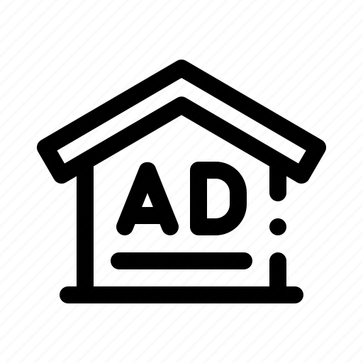 House, home, building, marketing, advertising, announcement, real icon - Download on Iconfinder