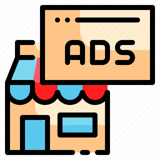 Store, advertise, web, internet, seo, marketing icon icon - Download on Iconfinder