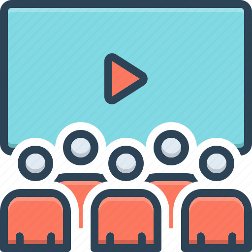 Audience, cinema, cinema theatre, entertainment, movie, stage, theatre icon - Download on Iconfinder
