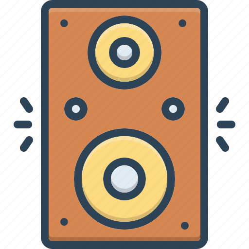 Accoustic, amplifier, music, noise, old, speaker, woofer icon - Download on Iconfinder