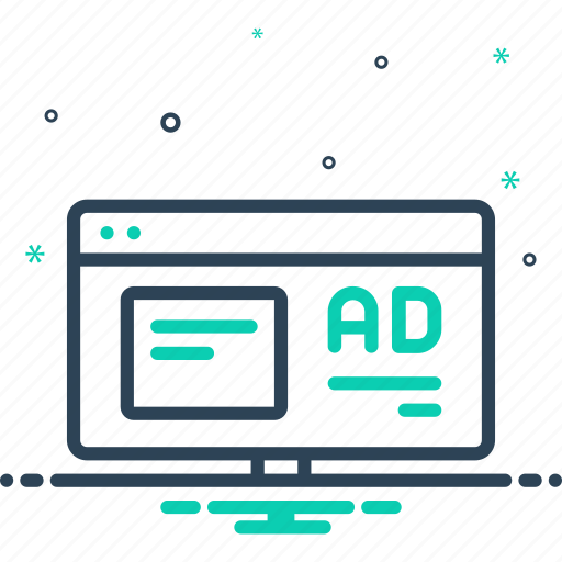 Ad, advertisement, application, application ad, function, online, reclame icon - Download on Iconfinder