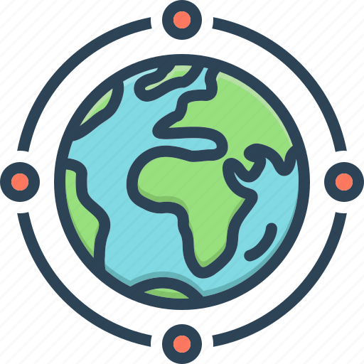 Connection, geology, globe, globe connection, map, network, world icon - Download on Iconfinder