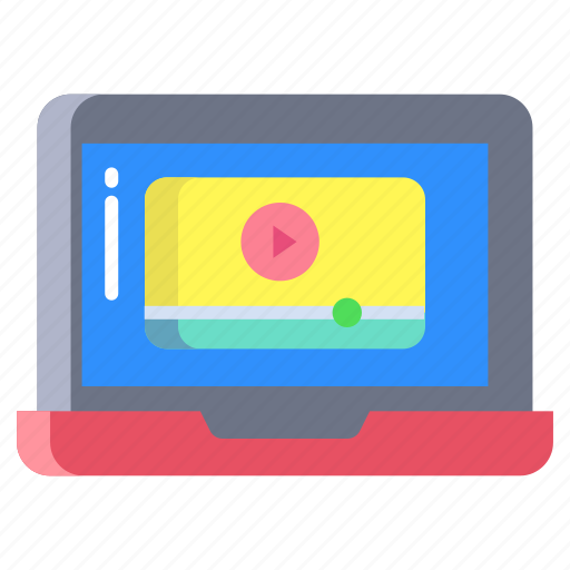 Video, advertise, movie, laptop icon - Download on Iconfinder