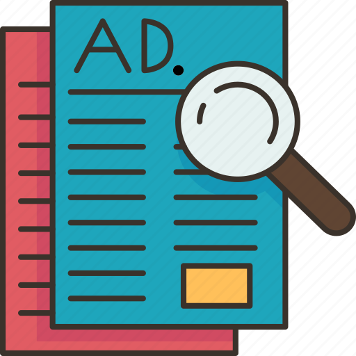 Advertising, classified, newspaper, column, journalism icon - Download on Iconfinder