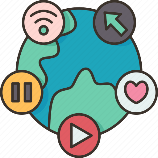 Media, global, network, connection, communication icon - Download on Iconfinder