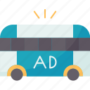 advertising, bus, poster, media, transportation