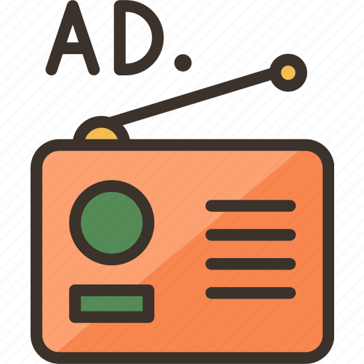 Radio, advertising, station, broadcast, media icon - Download on Iconfinder