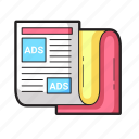 advertising, newspaper, newspaper advertisement, news, advertisement, promotion, ad
