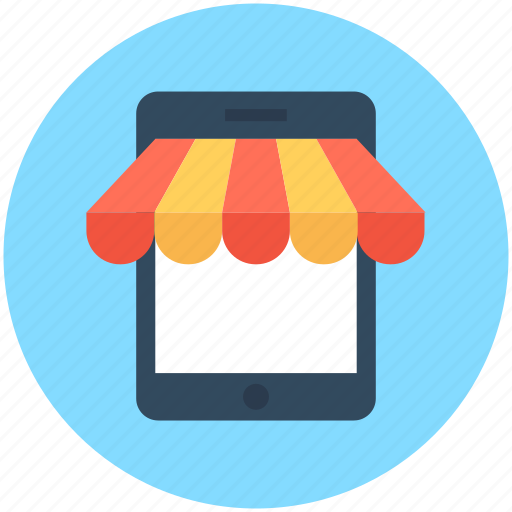 Cellphone, mobile phone, mobile shopping, mobile store, shopping app icon - Download on Iconfinder