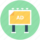 advert, advertisement, billboard, road advertisement, street ads