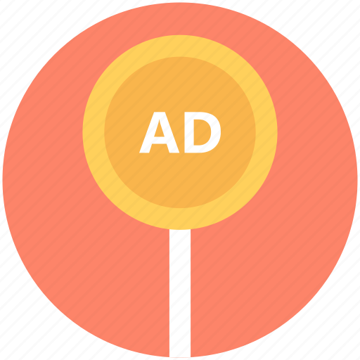 Ad board, advertisement, road advertising, road billboard, road signage icon - Download on Iconfinder