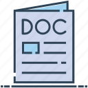 doc, document, feedback, letter, print media 