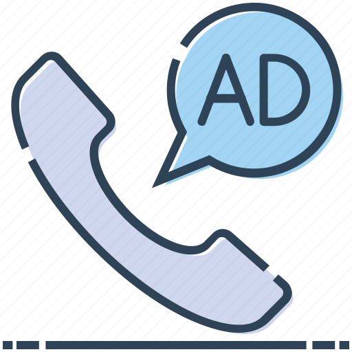 Ad, advertising, call, receiver, telephone icon - Download on Iconfinder