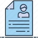 biodata, cv, document, job, profile, resume