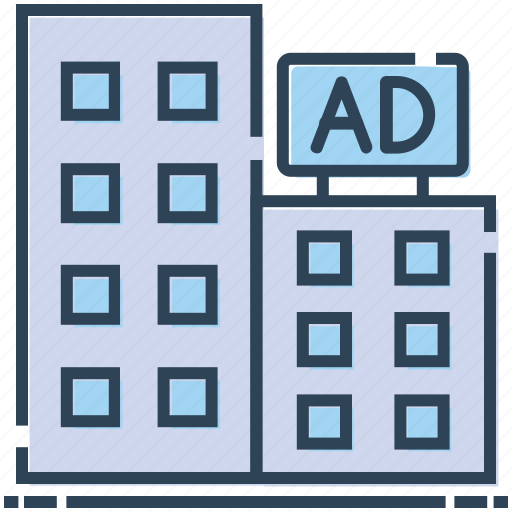Ad, advertising, billboard, building, building ads, screen icon - Download on Iconfinder