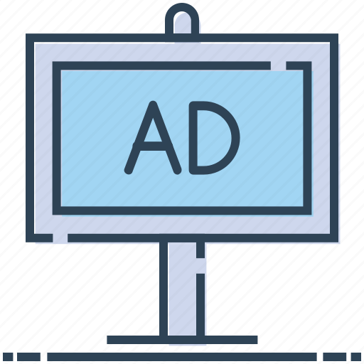 Ad, advertisement, advertising, billboard, sign board icon - Download on Iconfinder
