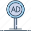 ad board, advertising, billboard, road advertisement, road signage 