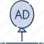 ad, advertising, air, balloon, marketing, promotion 