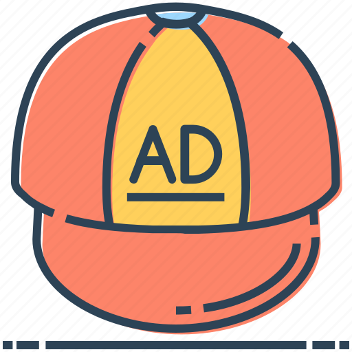 Ad, advertising, cap, company cap, fashion, headwear icon - Download on Iconfinder