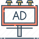 ad, advertisement, advertising, billboard, sign board