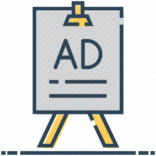 Ad, advertisement, advertising, billboard, board, signboard icon - Download on Iconfinder
