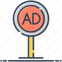 ad board, advertising, billboard, road advertisement, road signage