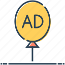 ad, advertising, air, balloon, marketing, promotion