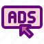 advertising, promotion, marketing, advertisement, ads, button 