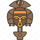 mask, kota, ethnic, ceremony, tribal